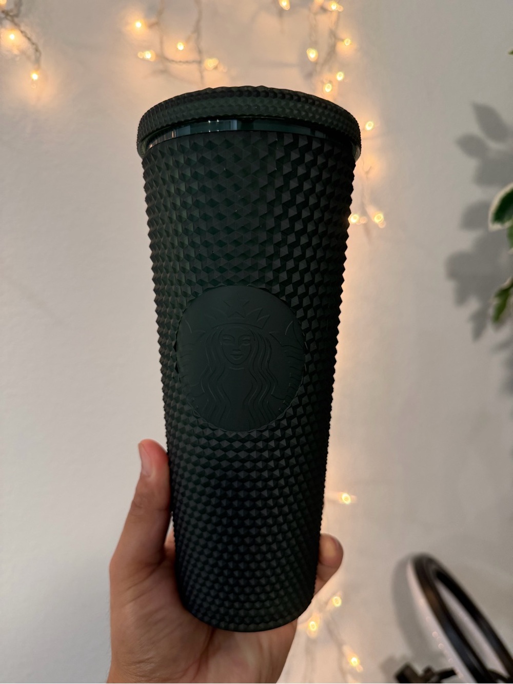 Starbucks Matte Black Studded Travel Tumbler